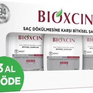 Bioxcin шампоан против силен косопад за мазна коса промо комплект 3х300мл