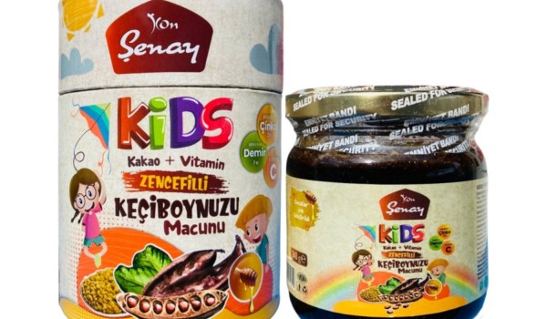 Kon Senay детска паста с рожков, какао, витамини и джинджифил 240г