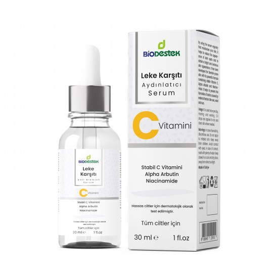 Biodestek изсветляващ серум с витамин C против петна на кожата 30ml.