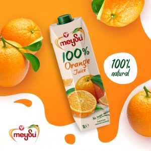Meysu 100% сок от портокал без захар 1л