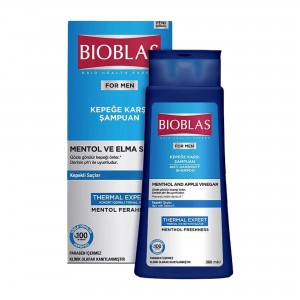Bioblas шампоан за мъже с ментол и ябълков оцет при пърхот 360мл