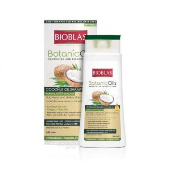Bioblas шампоан с кокосово масло за коса без блясък при косопад 360мл