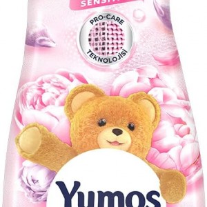 Yumos Extra Sensitive омекотител божур концентрат 60 пранета 1.44л