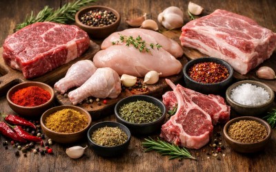 Подправки за месо: избор за всеки вид месо