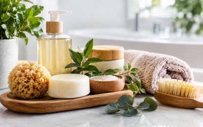 Натурални продукти за баня за чиста грижа
