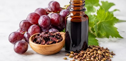 Resetin екстракт от гроздови люспи и семки